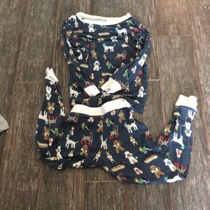 Little sleepies dog print toddler pajamas
